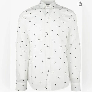 Michael Kors slim fit shirt with sunglasses
